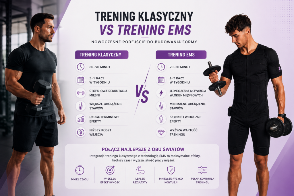 Trening klasyczny a EMS